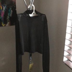 Blouse black brand (MANGOPOP)